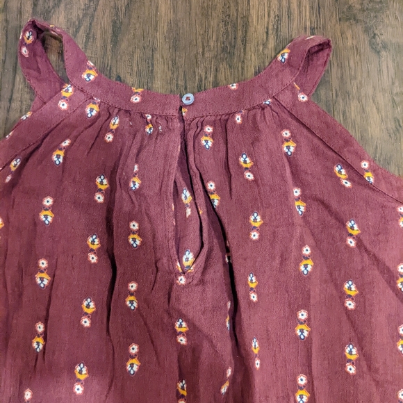 *10/$25* Women's Hollister Burgundy Cold Shoulder Shirt Top -Size Medium - Picture 6 of 6